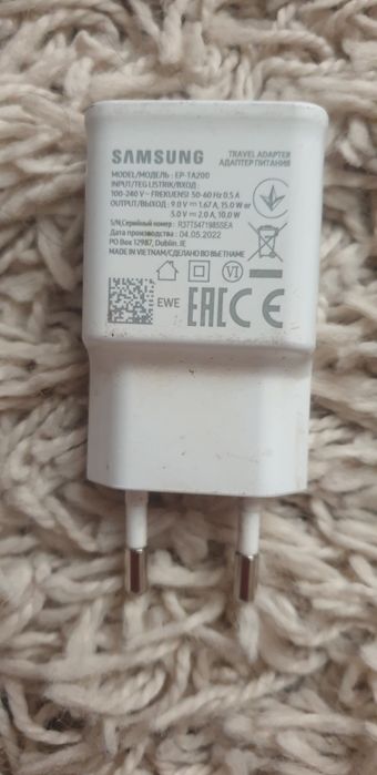 Оригинално зарядно за Samsung 2A 5V
