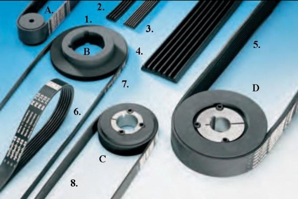 Поликлиновые ремни PH, PJ, PK, PL.