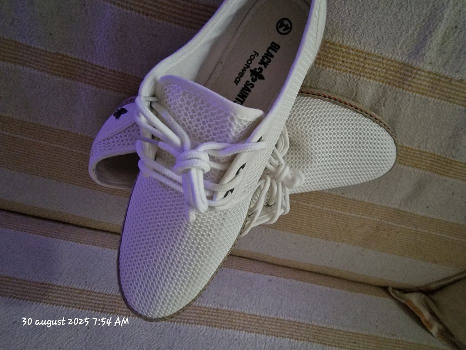 Espadrile Black Saints nr.44