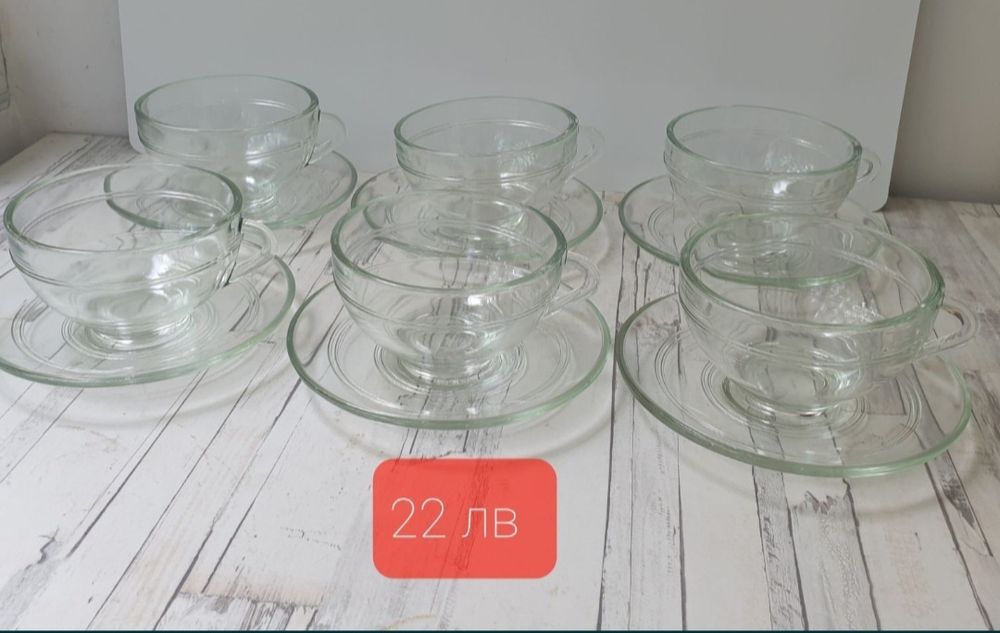 Чаши различни модели и сервизи