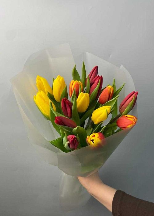 Свежие тюльпаны на 8 марта