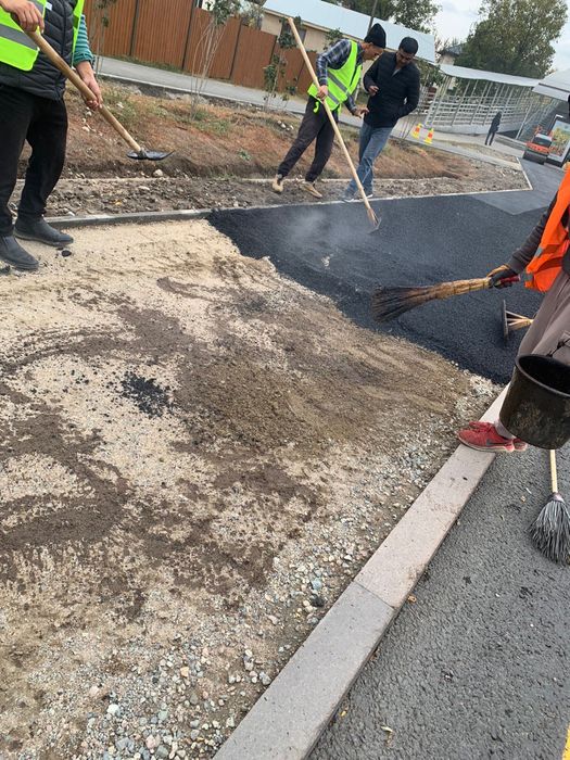 Асфальт асфальтирование брусчатка