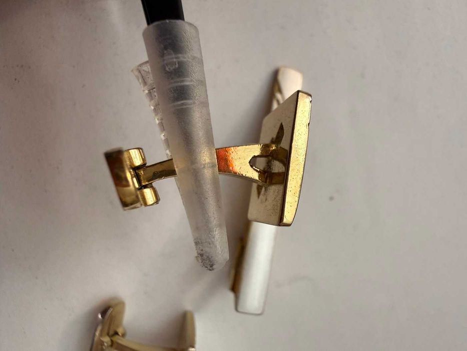 Set accesorii de lux Givenchy - Butoni si ac pentru cravata