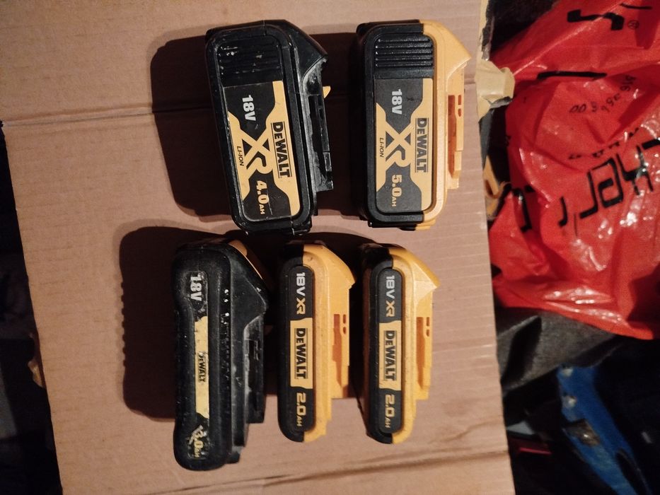 Devalt acumulator 5ah 4ah 3ah 2ah 1.3ah