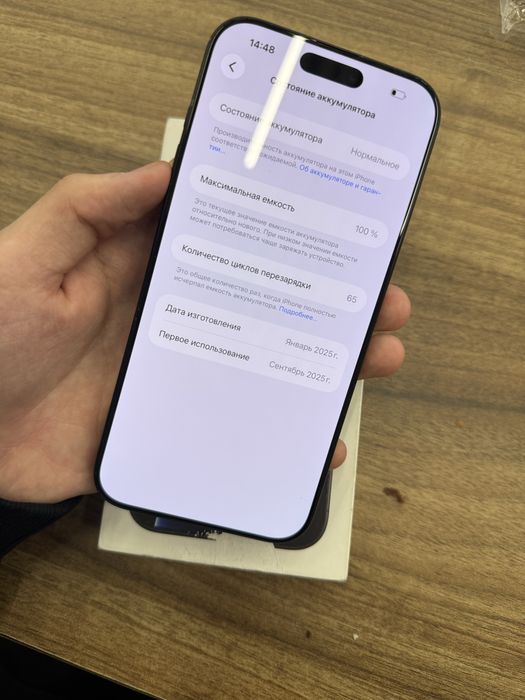 Айфон 16 про макс 100 акум 256