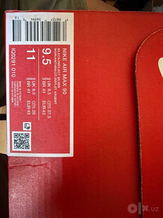 Мужские кроссовки Nike Air Max 90! Новые в коробке! Оригинал Nike!