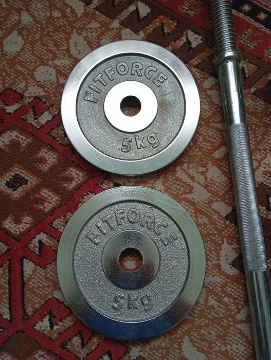 Vând greutăți cromate pt fitness