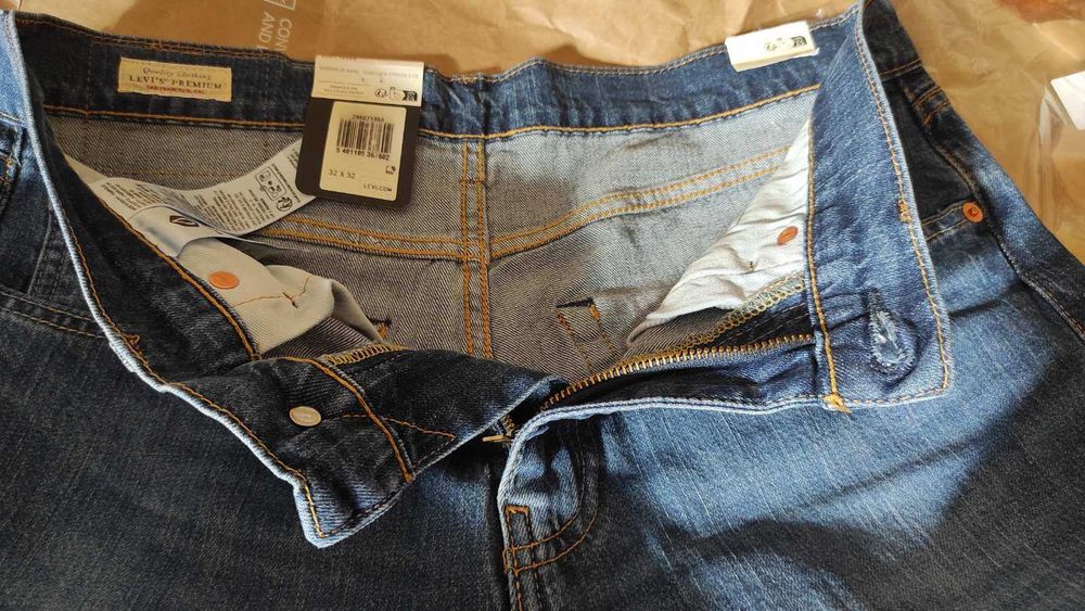 Дънки Levi's 502™ Тъмносин Tapered Fit