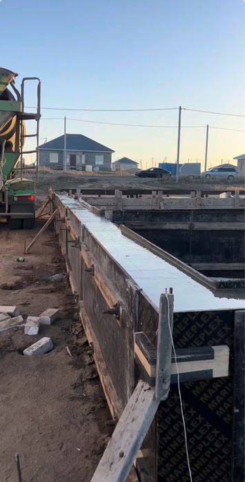 Фундамент заливка!