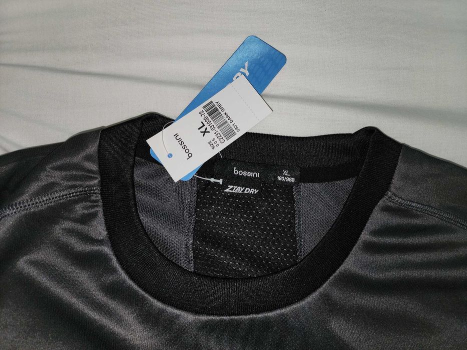 Футболка Bossini Оригинал Серая Размер XL
