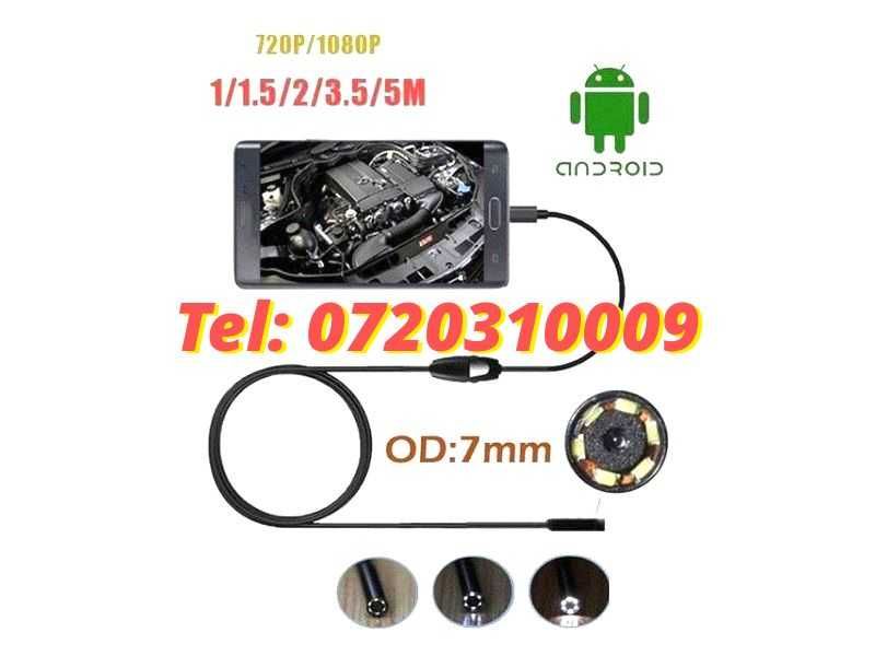 Camera Endoscop Inspectie Android  Usb 6 Led Ir Subacvatica Hd72