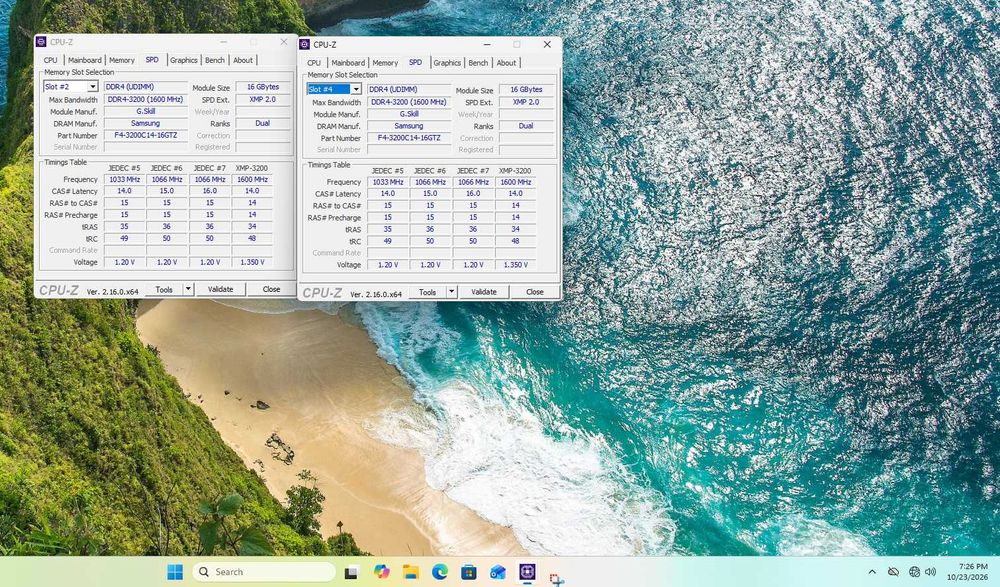 Рам памет G.Skill Trident Z 32 GB (2 x 16 GB) DDR4-3200Mhz  CL14 14 14