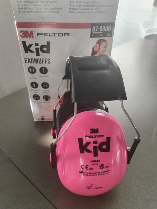 Детски антифони 3M PELTOR™, 27 dB, розови