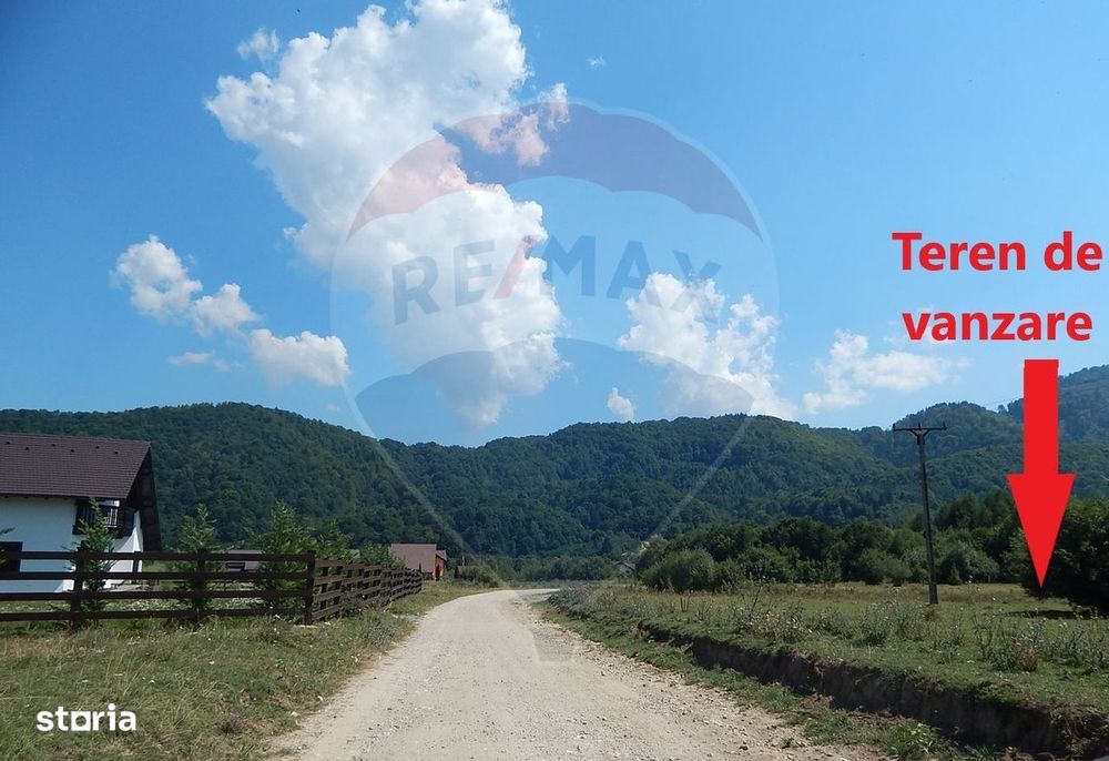 Teren extravilan Rasnov , Glajerie-Str Poiana velicanului, 1100mp
