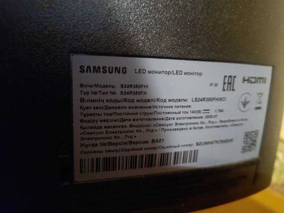 Монитор Samsung  на запчасти