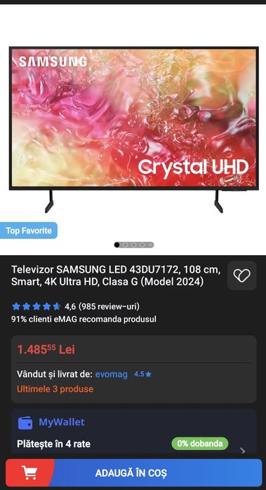 Televizor samsung led