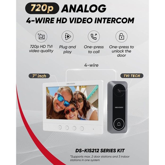 Домофон Hikvision  DS-KIS212