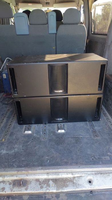 Субуфер бас каса 2на 15ка 1000w rms  10” двойни бас каси