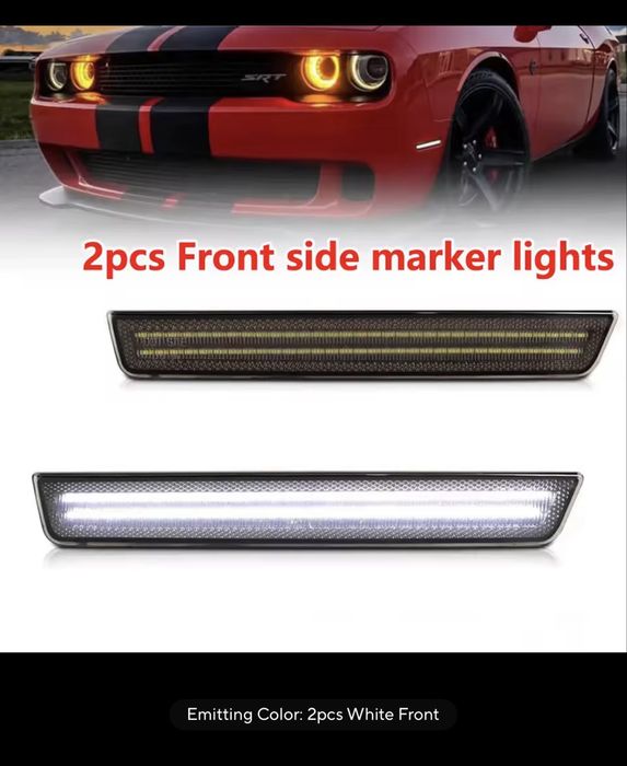 Dodge Challenger 2015-2023 Auto LED Side Marker Becuri laterale
