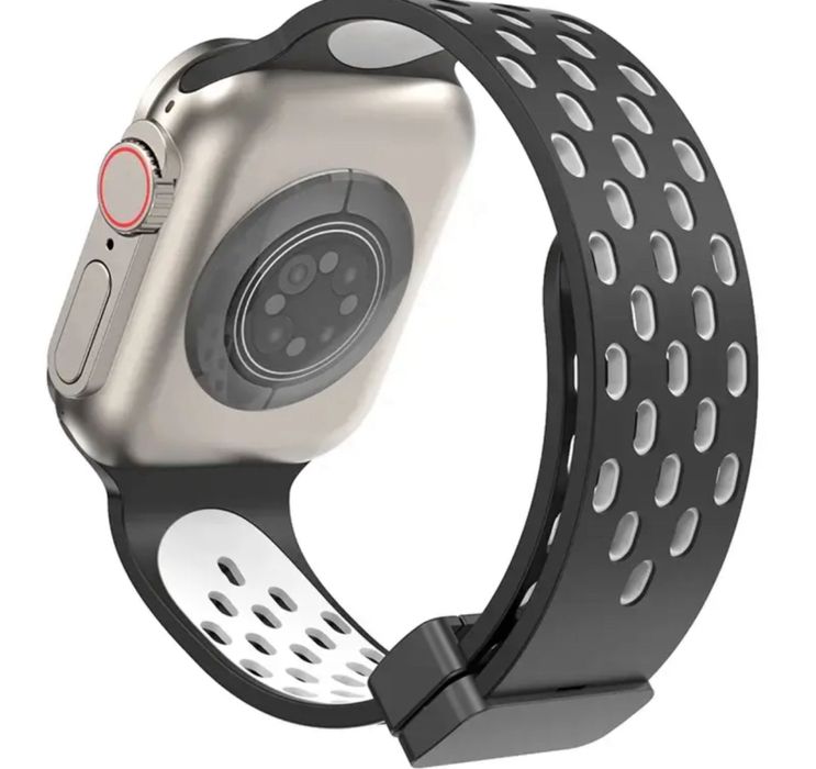 Curea Husa Silicon Perforat Magnetic Cablu Usb Ceas Apple Watch