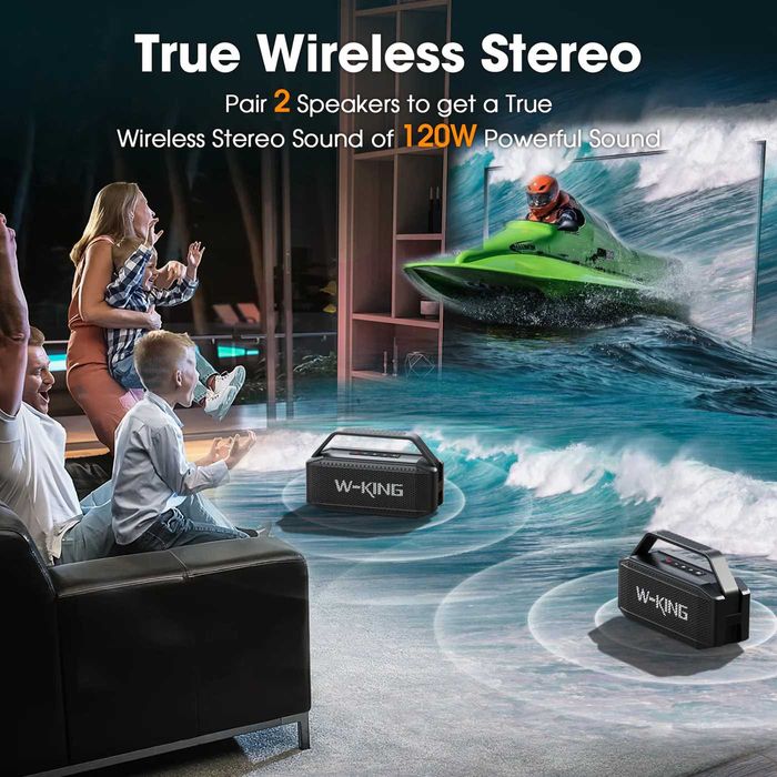 W-KING D9-1 60W Bluetooth Speaker