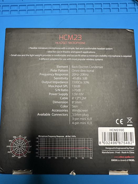 Microfon lavaliera Eikon HCM23