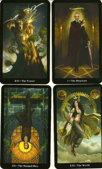 Set carti de TAROT SF Arta Steampunk ORIGINAL,ed lim LUX fmare-SIGILAT