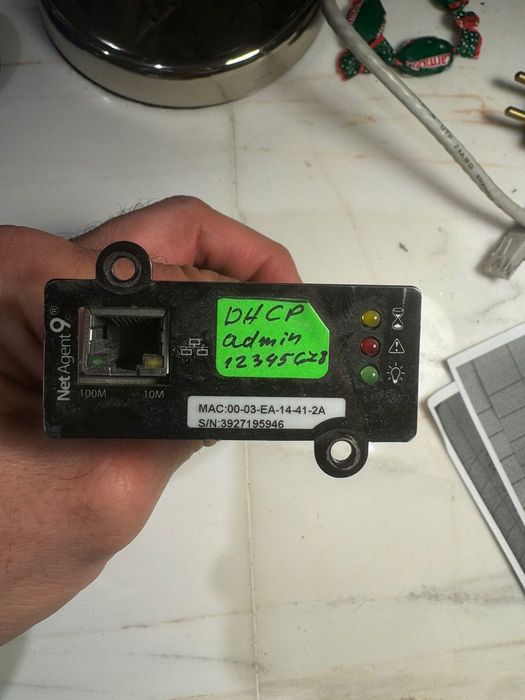 SNMP мрежова карта за ups netagent9 cx504