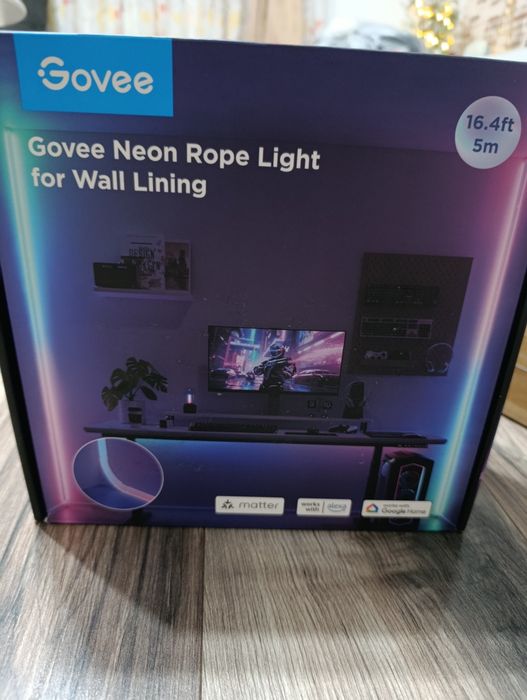 Banda Neon Govee pentru Perete 5m, RGB