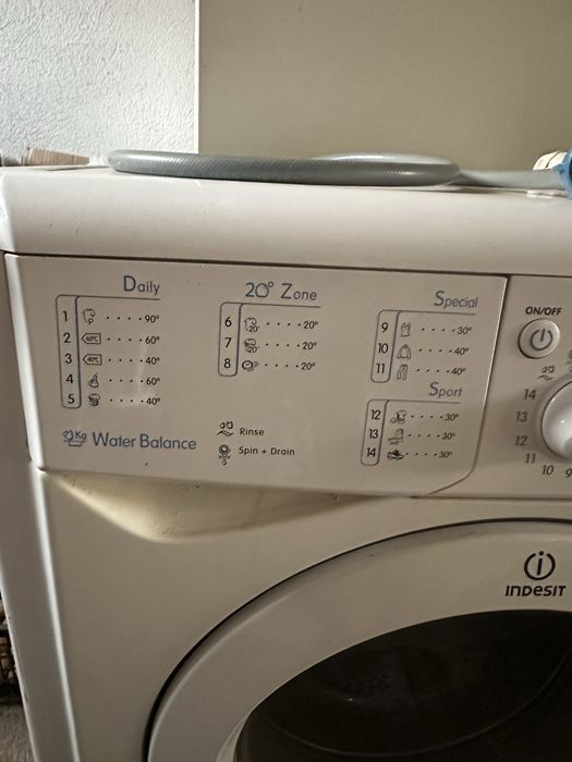 Mașină de spălat rufe INDESIT IWSC 51051 capacitate 5 kg clasa energetică A+ 1000 rpm