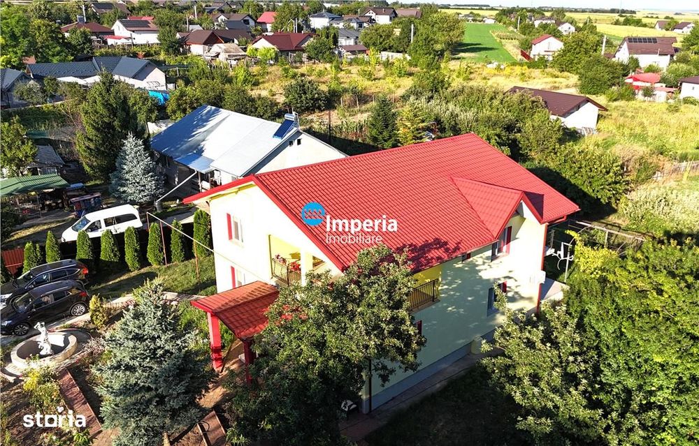 Vila 5 cam, 3 bai, beci, 800 teren, mobilata, Aroneanu Iasi