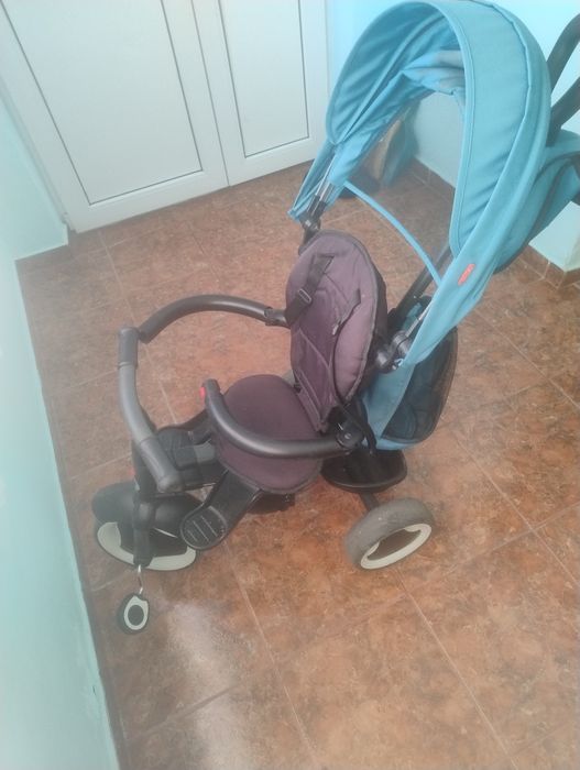 Tricicleta 3 în 1 pliabila QPlay