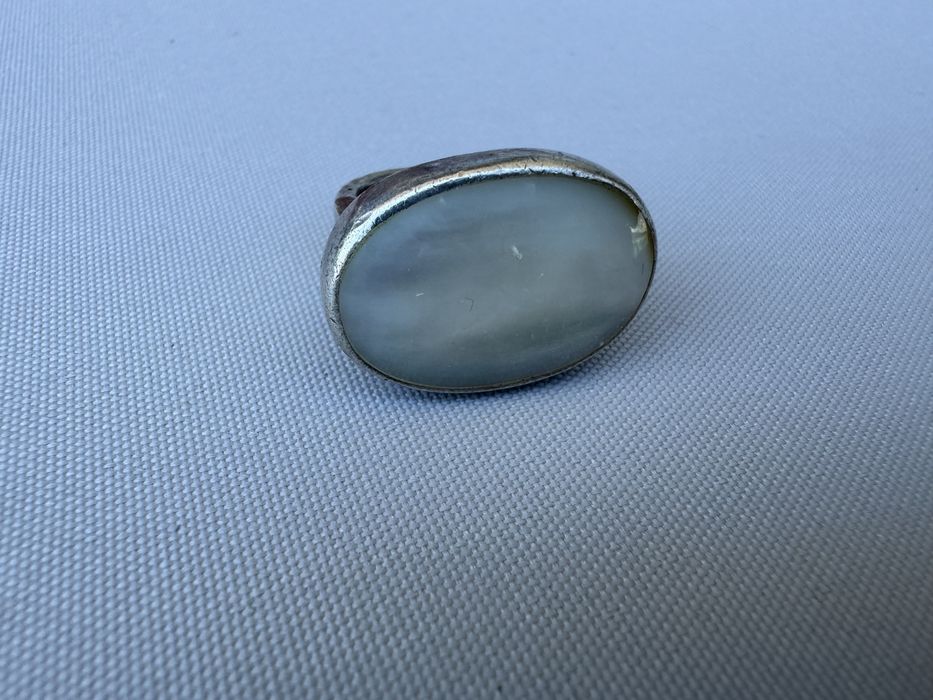 Inel argint si sidef