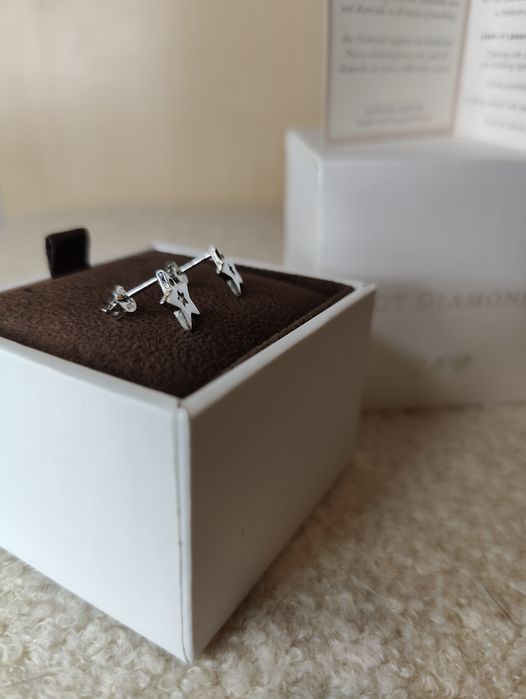 Cercei argint cu diamante Hot Diamonds