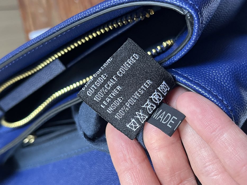 Cerruti 1881, Italy, geantă "top handle", crossbody, piele naturală