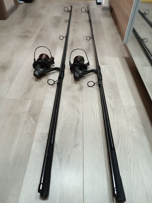 FOX комплект за шаранджийски риболов – въдици, макари, сигнализатори.