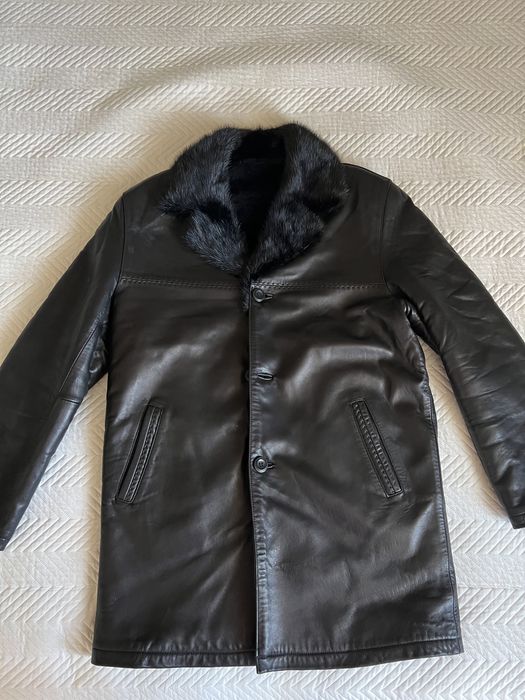 Мужская дубленка