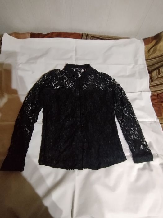 Женская кофта гипюр