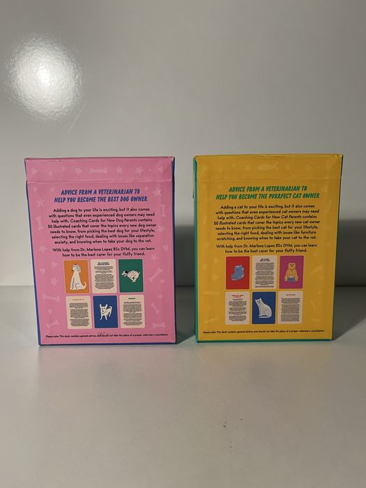Обучителни карти - Coaching Cards for New Dog/ Cat Parents