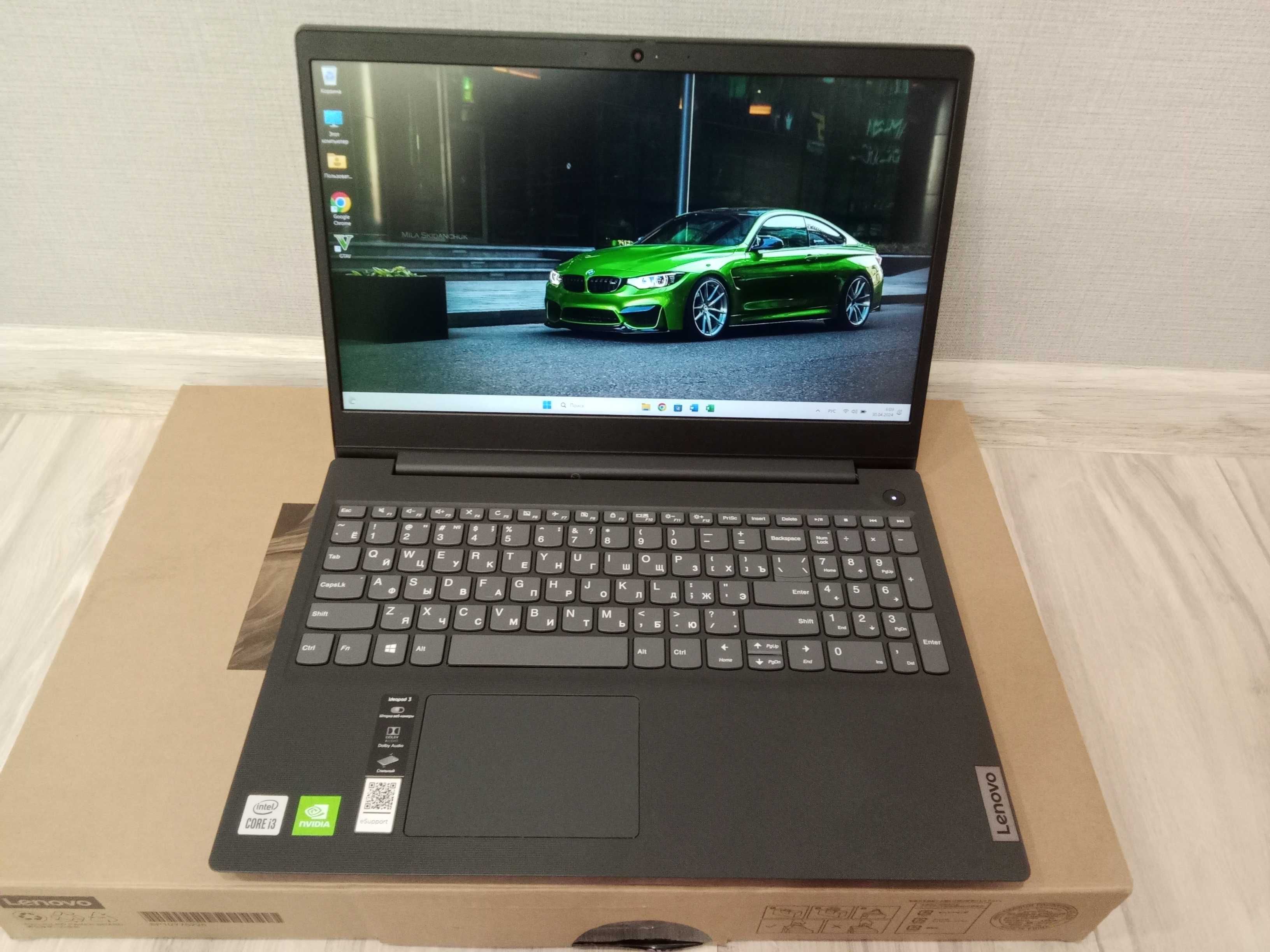 Ноутбук Lenovo Core i3 10110U / SSD 256 / GeForce MX 130 2 гб: 125 000 тг.  - Ноутбуки Актау на Olx