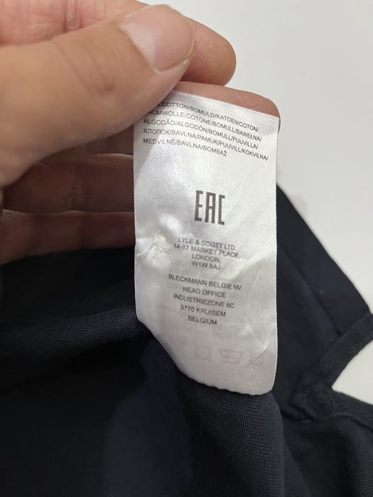 Lyle & Scott оригинална мъжка тениска с яка , размер M