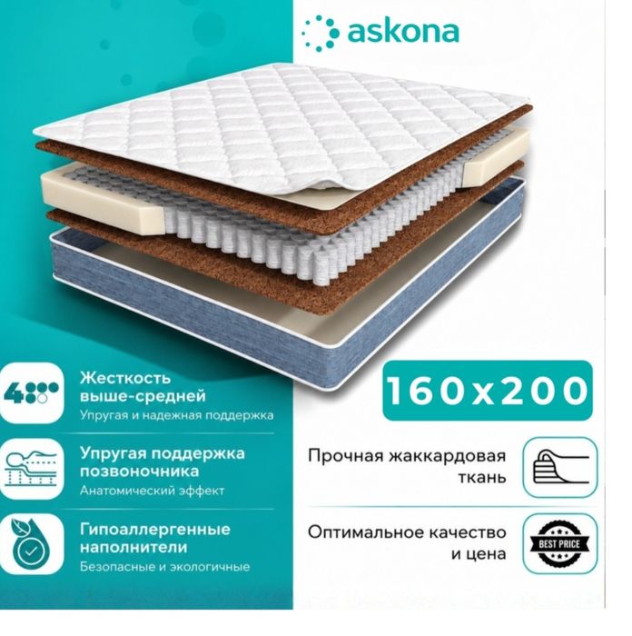 Продам ортопедический матрац Askona