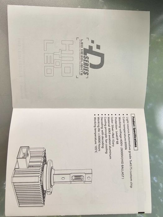 Leduri auto D series D2S/R