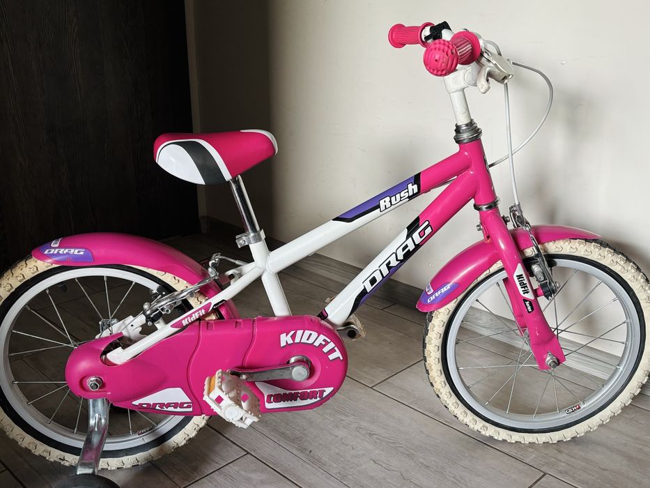 Детско колело DRAG Rush 16” с помощни колела – 40 €