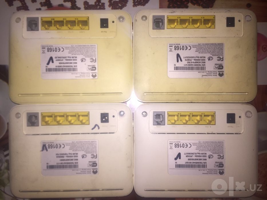 Wifi routerlar adsl portlik