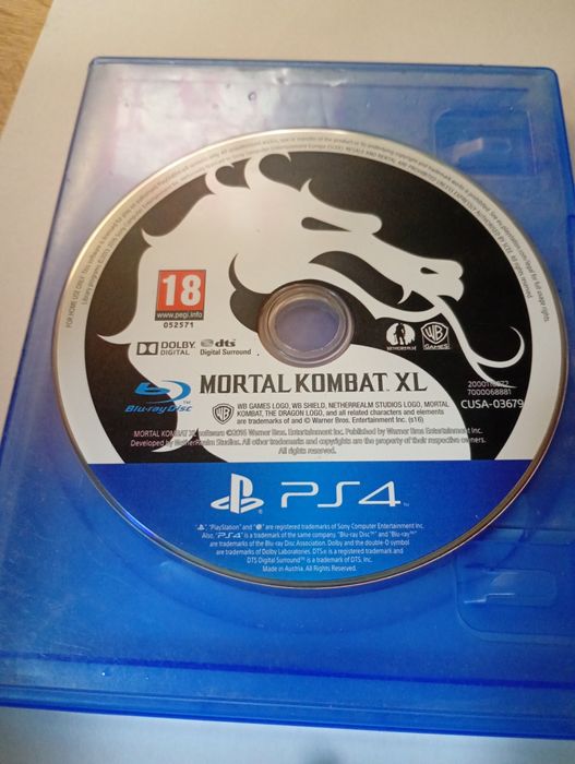 Disc Mortal Kombat XL