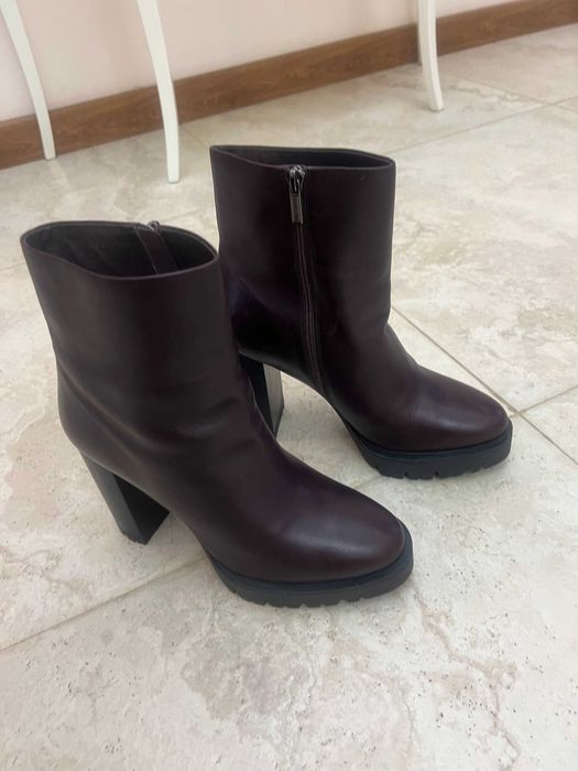 Полусапожки кожаные BASCONI производство Турция