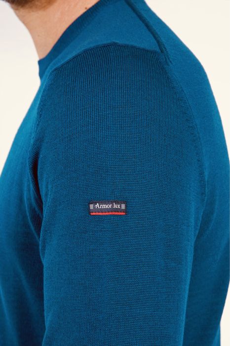100% вълна Armor Lux Damgan Pullover ОРИГИНАЛЕН мъжки пуловер - М