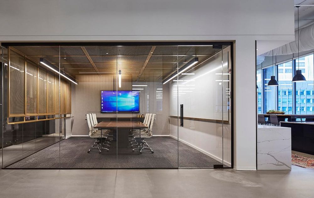 Цельно стеклянный перегородки