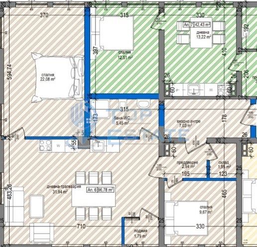 Продава се Тристаен апартамент в Павликени - 97 кв.м за 402 €/кв.м - Снимка #10